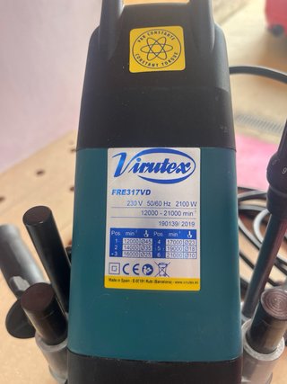 Virutex FRE317VD fresadora profesional