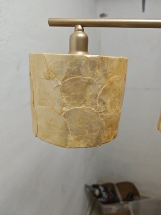 Lámpara de salón nacarada