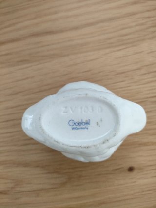 Pequeño cisne porcelana Goebel