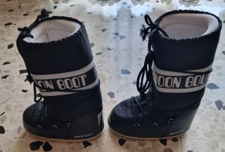 Moon Boot Icon Nylon neri con lacci taglia 39/41