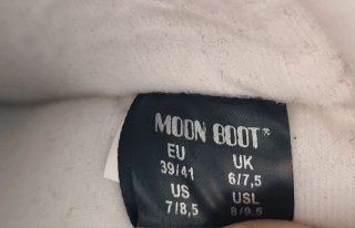 Moon Boot Icon Nylon neri con lacci taglia 39/41