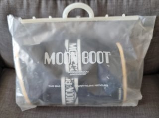 Moon Boot Icon Nylon neri con lacci taglia 39/41
