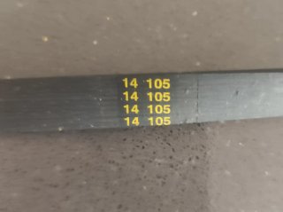 Correa lavadora AEG 8kg