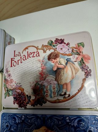 Lote 5 Cajas Metálicas Decorativas.PRECIO UNIDAD
