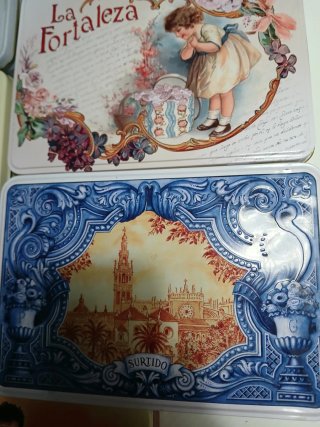 Lote 5 Cajas Metálicas Decorativas.PRECIO UNIDAD