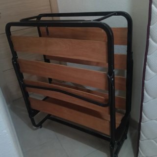 Cama Plegable 90x190 + Colchón Viscoelástico