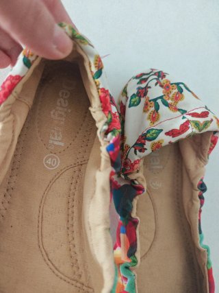 Manoletinas Desigual Talla 40