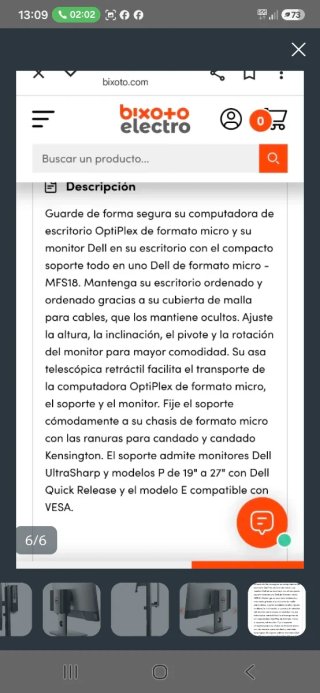 Soporte Dell Micro All-in-one MFS18