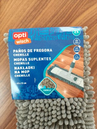 Mopa extensible + 2 recambios chenilla