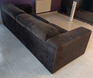 Sofá 3 plazas extensible pies y cabeza