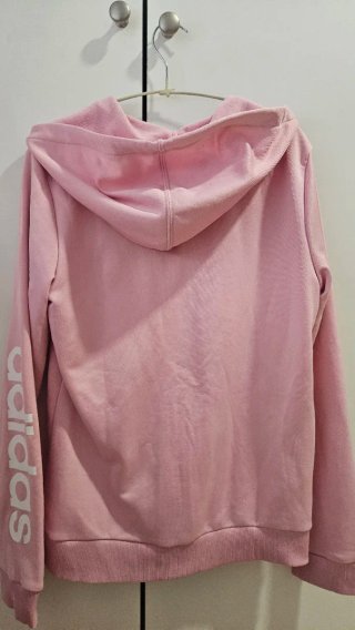 Sudadera Adidas Rosa con Cremallera
