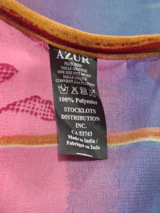 Kaftán estampado talla única