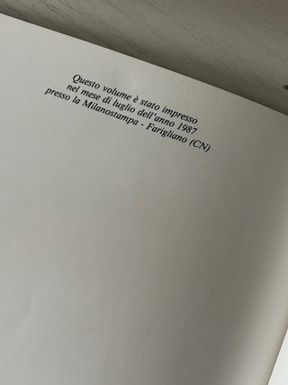Libro milo manara il gioco vintage 1987