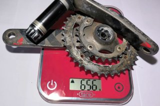 Bielas Truvativ (Sram) XX Doble plato.