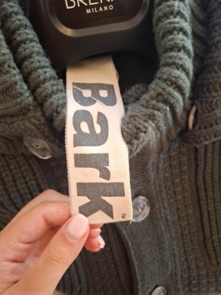 Bark Montgomery Cappotto Verde Scuro Taglia M