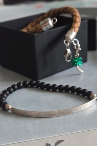 Pulseras Thomas Sabo Cuero plata