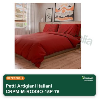 Fodera letto Petti Artigiani rossa 200x200