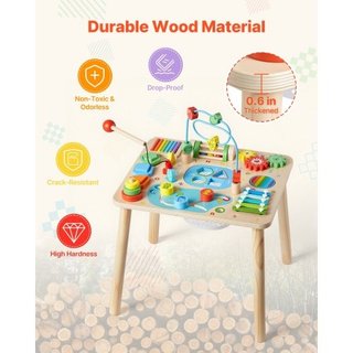 Mesa de actividad Montessori para niños pequeños d
