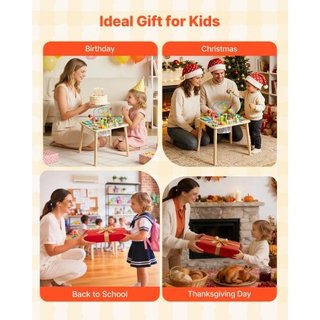 Mesa de actividad Montessori para niños pequeños d