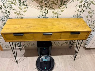 Recibidor madera y metal