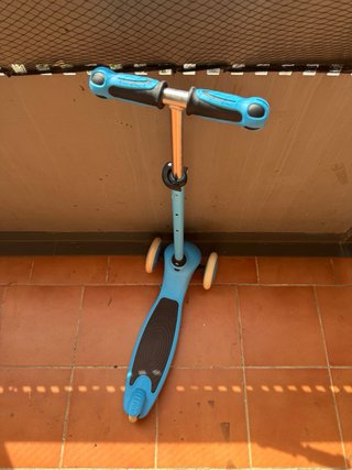 Patinete infantil 3 ruedas azul