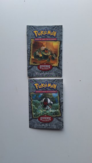 Pokémon EX Leggende Nascoste - Libretti