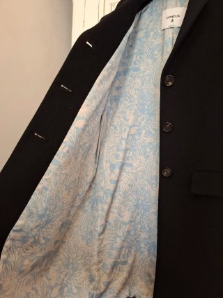 Cappotto lungo nero DonDup