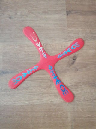 Lote 2 frisbees y boomerang Decathlon