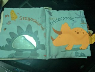 Libro blandito bebé dinosaurios