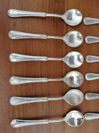 Set 12 Cucchiaini Vintage Argento