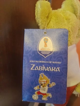 Peluche Zabivaka Mundial Rusia 2018 original FIFA