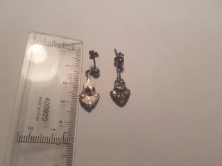 #1282 Pendientes plata de ley 925