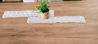 Set di tappeti all'uncinetto artigianali