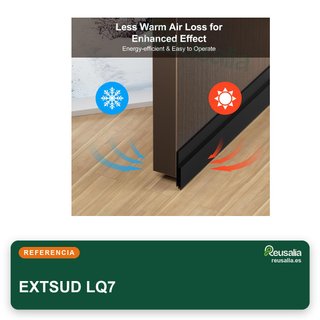 EXTSUD burlete puerta silicona autoadhesiva 4 pack