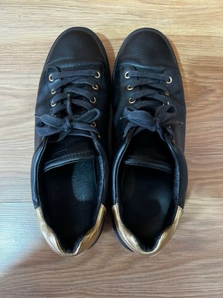 Zapatos Moschino Hombre Talla 43 Negro/Dorado