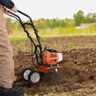 Tiller Cultivator Gas Powered, 43CC 2-Stroke Garde