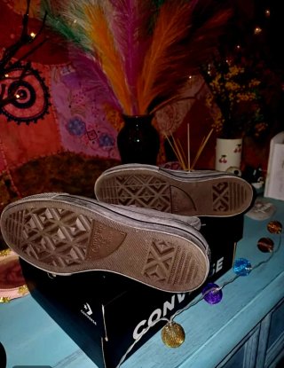 Converse Plataforma Gris