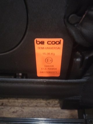 Silla coche Be Cool Grupo 2/3