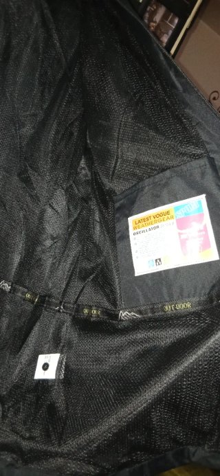 Cortavientos negro Outdoorgear talla única