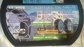 Cadenas de Nieve KRONEHL para ruedas de 12 a 16