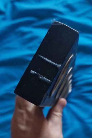 Portacandele in legno e metallo