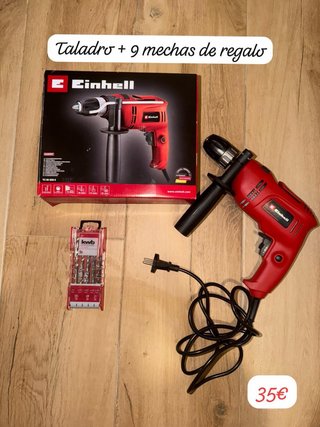 Taladro Einhell + 9 brocas de regalo