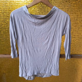 Blusa Adolfo Dominguez Gris 100% seda,