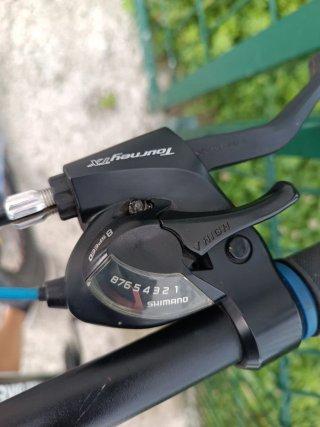 Bicicleta de montaña Wolfbike azul