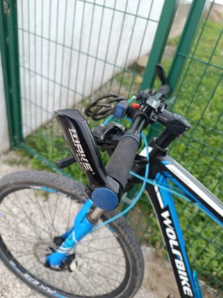 Bicicleta de montaña Wolfbike azul