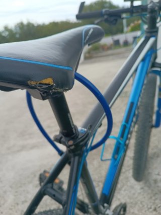 Bicicleta de montaña Wolfbike azul