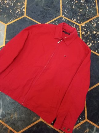 Chaqueta Tommy Hilfiger Roja Harrington Vintage