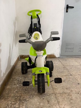 Triciclo Bebe con Mango y Bolsa