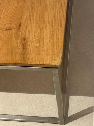 Mesa ratona Ethnicraft madera 80x80x30cm