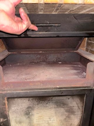 Estufa de leña con horno